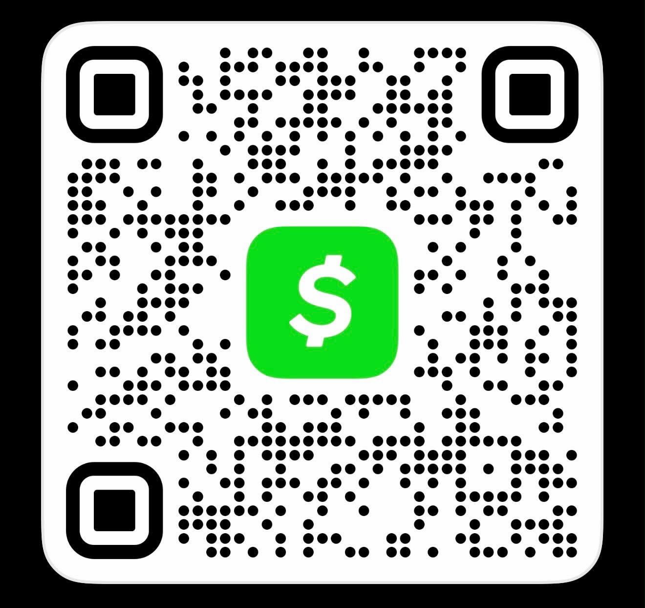 Cash App QR code for Touba Ta'awun of North Texas